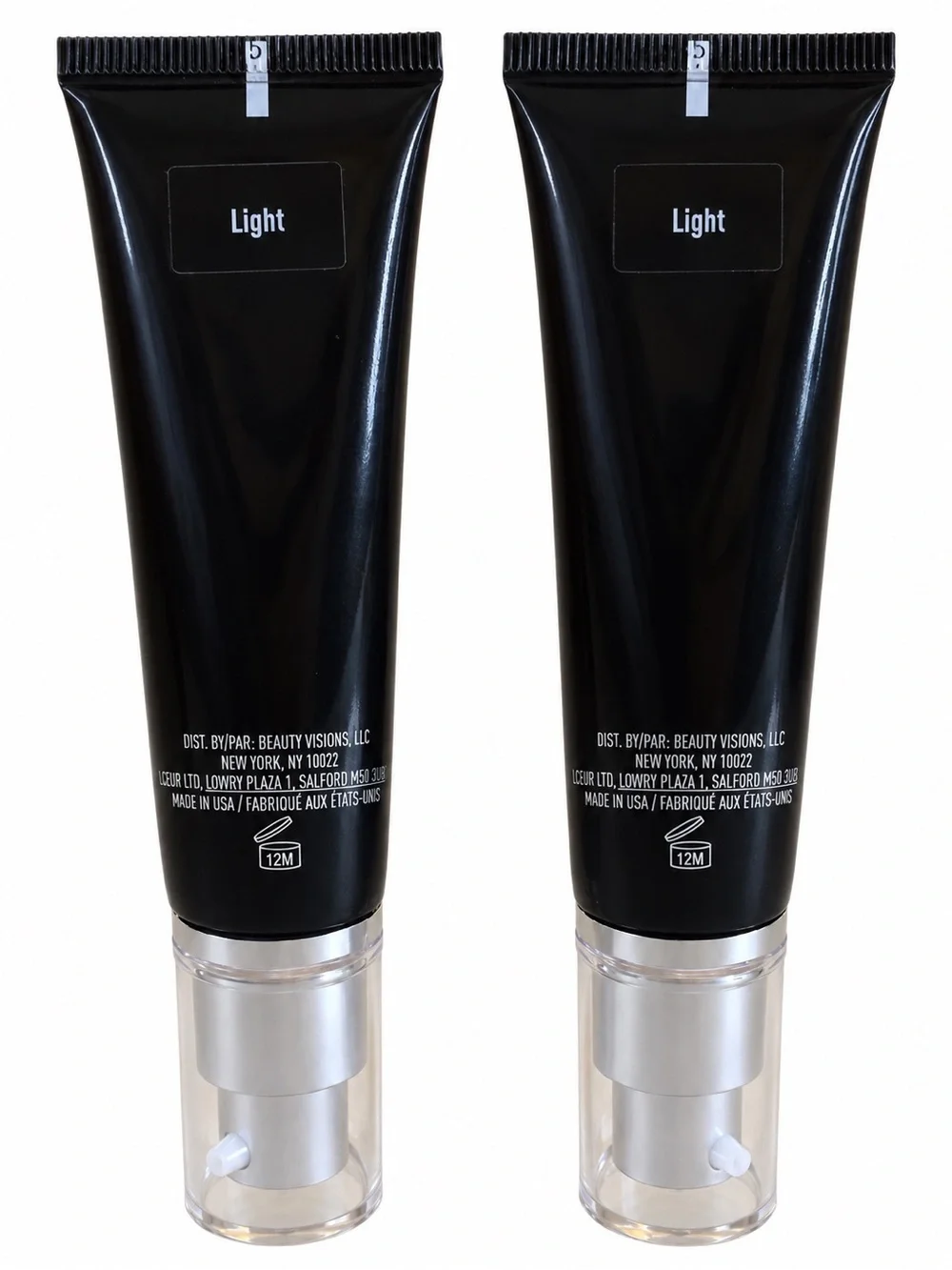 Mally Beauty Soft Focus Foundation Duo Set: LIGHT - 2 Pack Full Size NWOB
